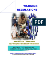 Land-Based Transport Refrigeration Servicing NC II