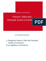 Hukum Etika Dampak E-Commerce