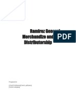 Ramirez General Merchandize and Distributorship: Prepared For: (Client - Firstname) (Client - Lastname)