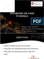 Sindrome de Lisis Tumoral