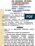 BIOQUIMICA AGROINDUSTRIAL UNP PRE GRADO UNIDAD 1 PARTE 3 CICLO 2021 II EL AGUA PH AMORTIGUADORES BIOLOGICOS