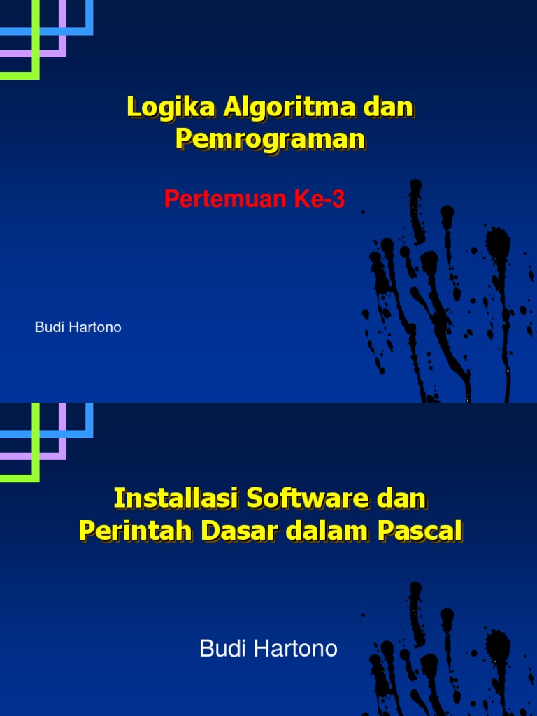 Perintah Dasar Pemrograman Pascal | PDF | Komputer