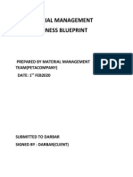 Material Management Business Blueprint: Prepared by Material Management Team (Petacompany) Date: 1 FEB2020