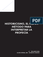 Historicismo El Mejor Método de Interpretación Profética - William Shea