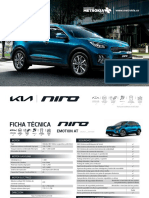 Ficha Tecnica Niro 2022