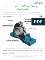 Jenis-Jenis Pillow Block Bearings