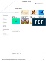 Recommended For You: Chrome Web Store