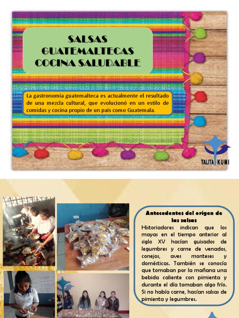 Recetario Salsas Guatemaltecas PDF Salsa Ají picante