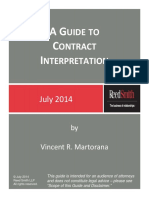 Guide To Contract Interpretation