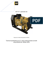 CAT C7.1 Generator Set.: Image May Not Reflect Actual Generator Set Offered