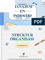 Struktur Organisasi PT. SIDOUCUL