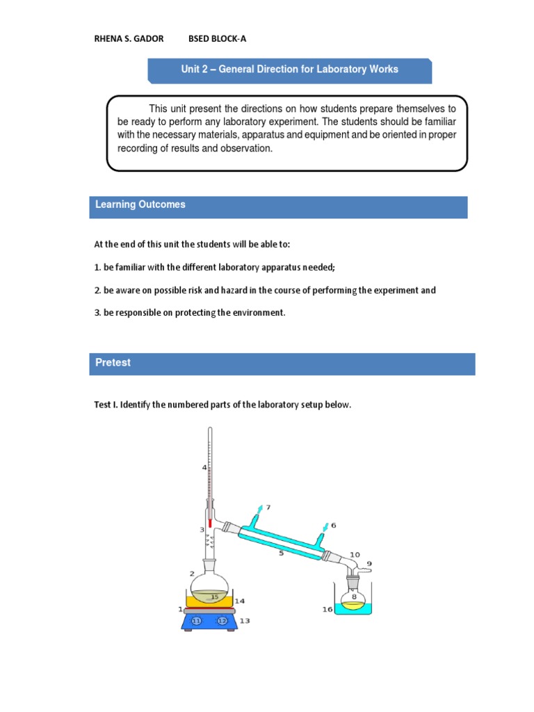 Laboratory Safety and Report Guidelines | PDF | Laboratories | Water