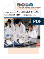 Exploring Analytical Chemistry: (SPEC 104 - S)