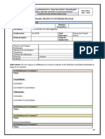 Ficha Del Proyecto Interdisciplinar