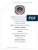 Deber - 2 - Solis - Kerly - CONSTANTES FARMACOCINÉTICAS