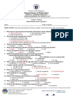 Science 7 Assessment 2Q 3rd Answer Key