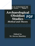1998 - (Advances in Archaeological and Museum Science 3) M. Steven Shackley (Auth.), M. Steven Shackley (Eds.) - Archaeological Obsidian Studies - Method and Theory-Springer US (1998)