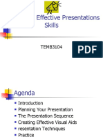 Lecture 4b. Effective Presentations Skills