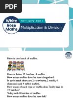 Multiplication & Division: Year 4 - Spring - Block 1