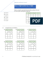 To Know How To Multiply A 2-Digit Number by A 1-Digit Number - Questions