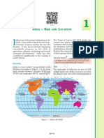 India's Size, Location, and Neighbors