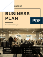 Online Boutique Business Plan