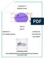 Assignment On Oligopoly (Puma) : Mi-122, Behind Pharma City, Selaqui Industrial Area, Dehradun, Uttarakhand 248001