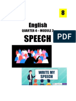 8 English: Speech