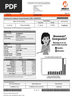 Summary For Customer Account Number (CAN) 133568798-5: Electric Bill