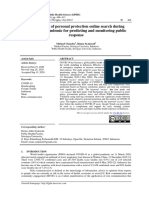 Potential Use of Personal Protection Online Search During COVID-19 Pandemic For Predicting and Monitoring Public Response