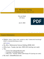 ECS171: Machine Learning: Lecture 1: Overview of Class, LFD 1.1, 1.2