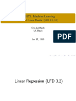 ECS171: Machine Learning: Lecture 3: Linear Models I (LFD 3.2, 3.3)