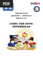 Conic The Dots: Hyperbolas: Precalculus Quarter 1 - Module 4 Melcs 8 & 9