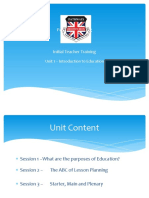 Pathways Training: Unit 1 - Introduction To Education