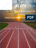 Sport Education as a Metaphor for Learning