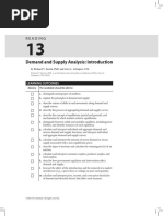 Demand and Supply Analysis: Introduction: Reading