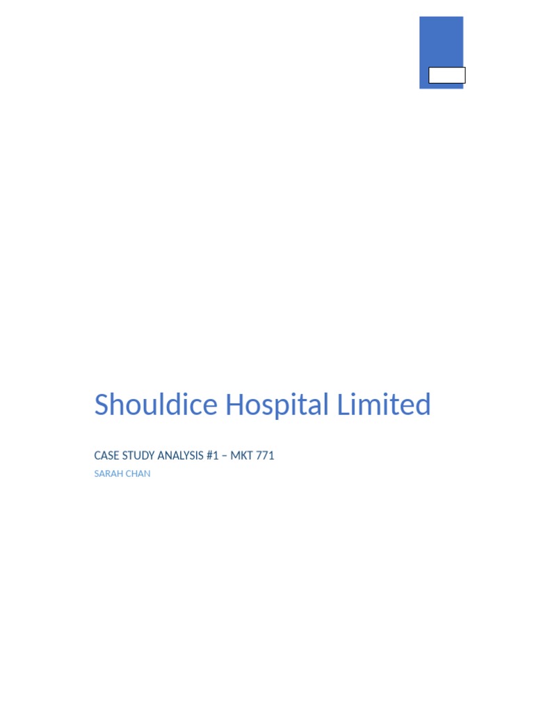 shouldice hospital harvard case study pdf