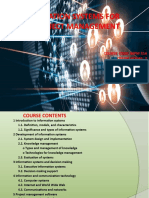 Information Systems For Project Management: Course Code: MPM 514 Credit Hours: 2