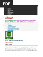 Nested Queries | PDF | Computer Programming | Software Engineering