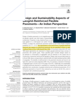 Design and Sustainability Aspects of Geogrid-Reinforced Flexible Pavements