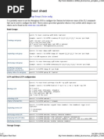 Navisphere CLI Cheat Sheet