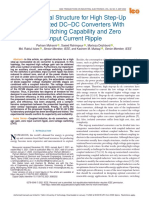 An Optimal Structure For High Step-Up Nonisolated DCDC Converters With Soft-Switching Capability and Zero Input Current Ripple
