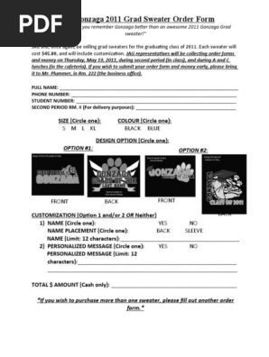 Order Form