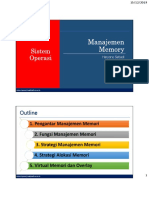 Pertemuan 11 - 12 Manajemen Memori