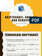 Kriptografi, Enkripsi Dan Dekripsi