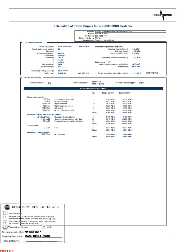 Power Supply CalculationC2 PDF Analog To Digital Converter Power