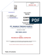 Report Audit ISO 9001