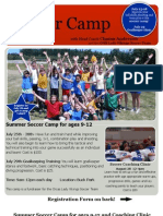 Summer 2011 Soccer Camp Kids Flyer