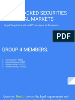 Group 4 - Asset Backed Securities in Capital Markets