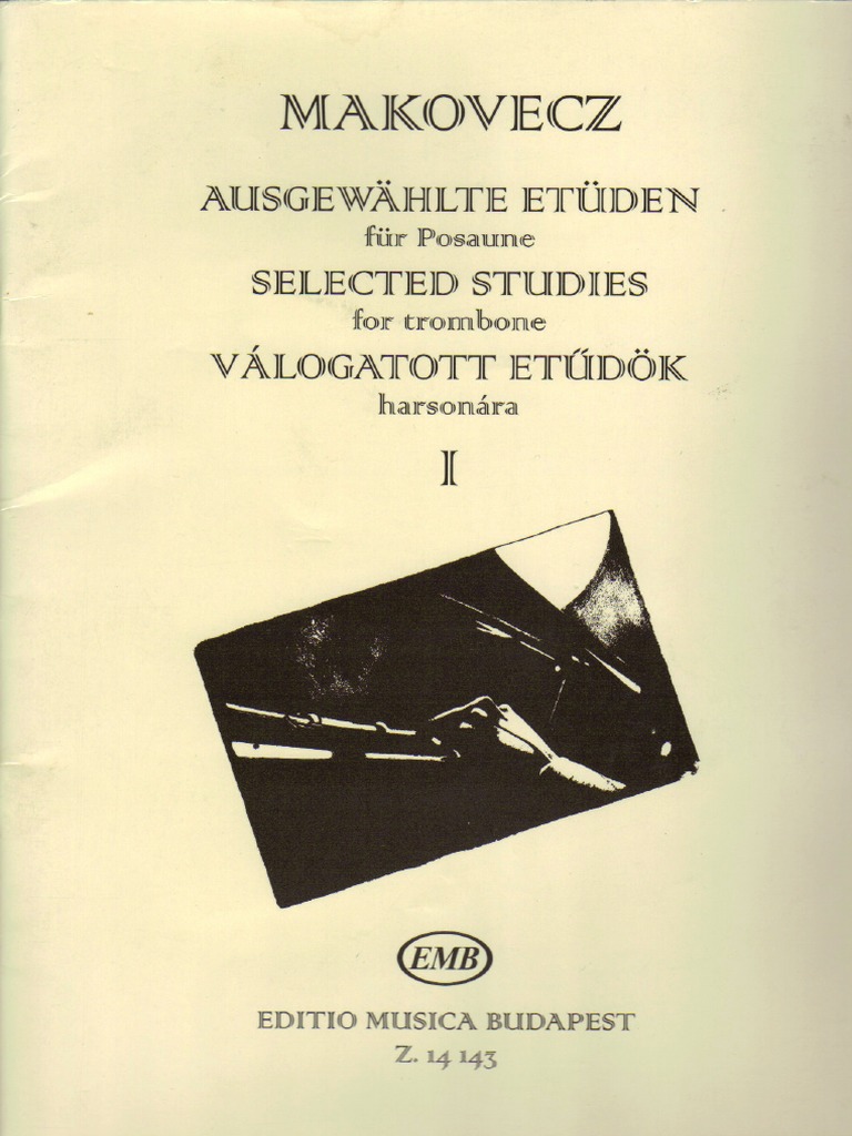 Makovecz Selected Studies For Trombone Book 1 PDF